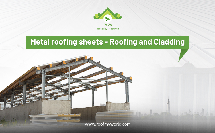 Metal sheets for roofing and wall cladding