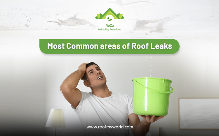 Most Common areas of Roof Leaks